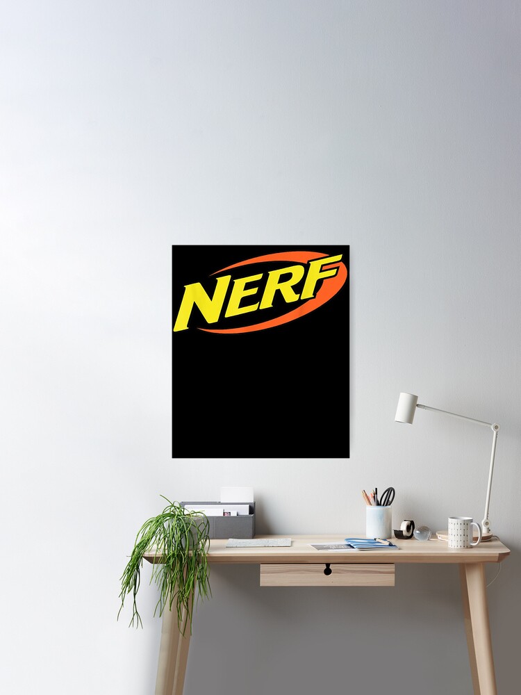 Nerf Logo 90s Neon Poster for Sale by 90sLoveLove
