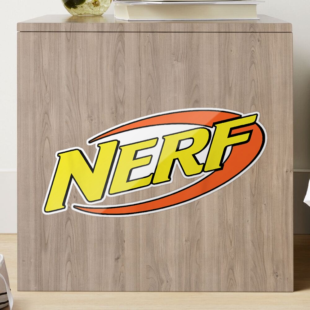 Nerf Classic Logo For Fans Sticker for Sale by AdrianSchaden