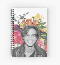 Matthew With Paint Spiral Notebook