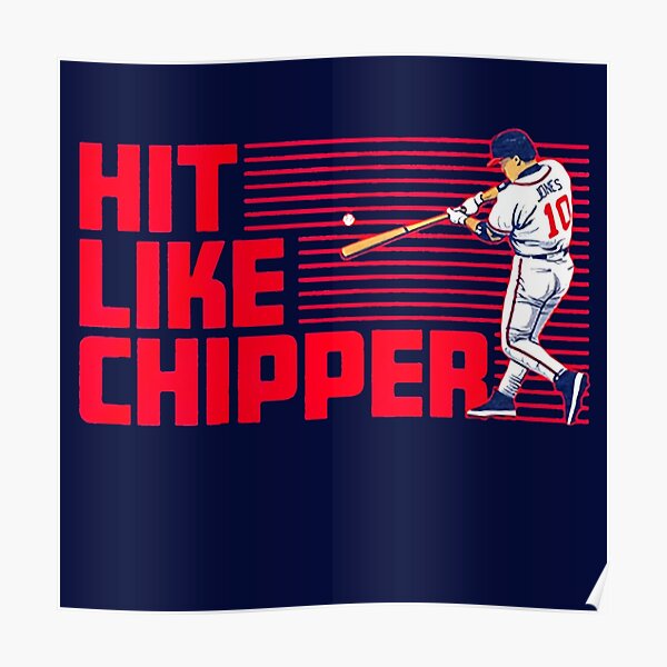 Chipper Jones Never Be Another Apparel Poster by Kolby Liyana