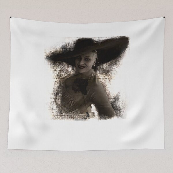 Item preview, Creative Survival Horror Video Game Alluring Tall Lady In Resident Evil Viii Retro designed and sold by OverbayStraight.