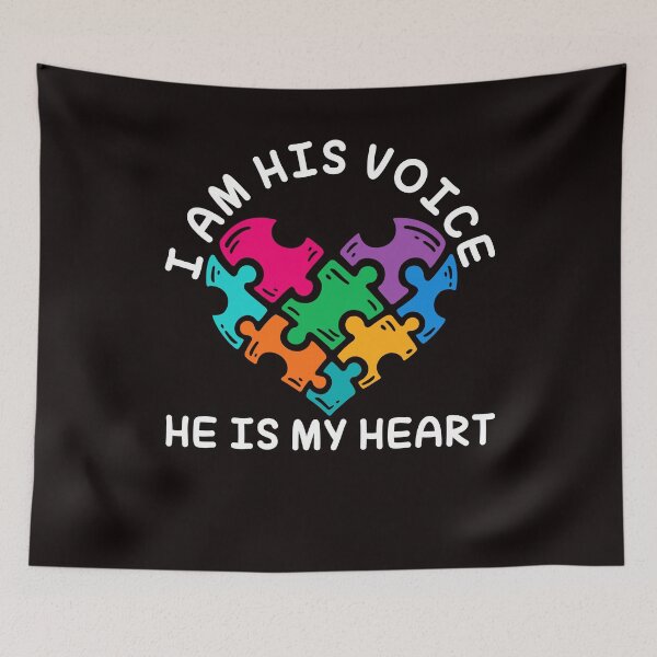 Item preview, Autistic Heart Puzzle Children Daddy Mom Autism Awareness designed and sold by TomGiantDesigns.
