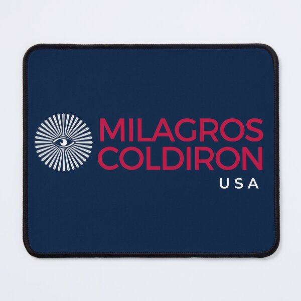 Item preview, Milagros Coldiron USA White (William Gibson t-shirt The Peripheral) designed and sold by Gibson Futures.
