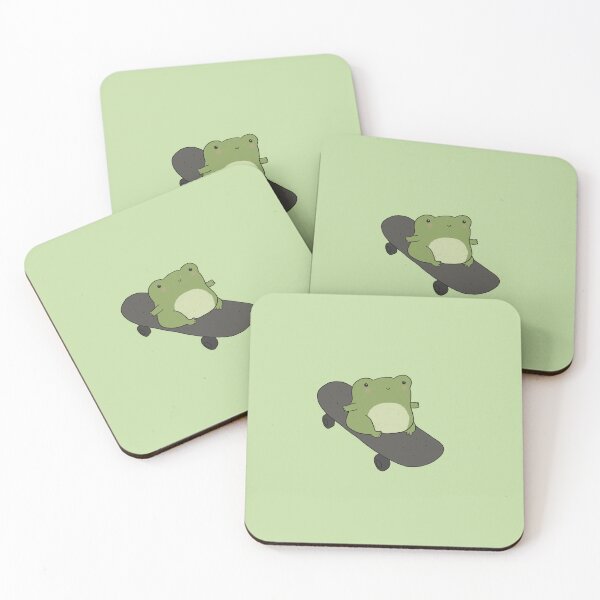 Item preview, Kawaii Cottagecore Skateboarding Frog: Skater Gift for Kids, Youth, Teens, Juniors, Boys, and Girls Who Love Froge Sports  designed and sold by MinistryOfFrogs.