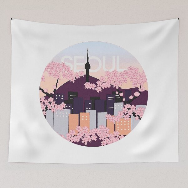 Item preview, Seoul Sunset Annyeong designed and sold by lindsaycabrera.