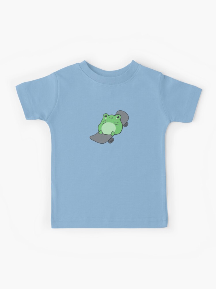 Cute Frog Skateboarding: Kawaii Cottagecore Aesthetic, Sweet Skater Frogge  Gift for Kids, Youth, Teen, Juniors, Teenagers, Boys, Girls Kids T-Shirt  for Sale by MinistryOfFrogs