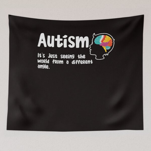Item preview, Autism Seeing World From Different Angle Autistic Awareness designed and sold by TomGiantDesigns.
