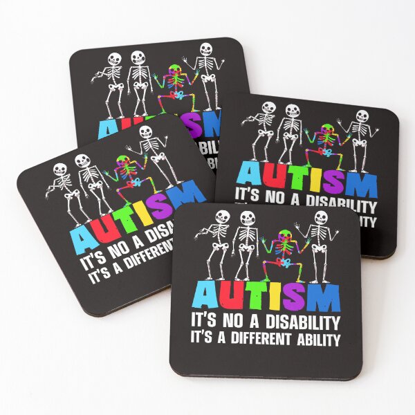 Item preview, Autism Awareness Different Ability Colorful Skeleton Health designed and sold by TomGiantDesigns.