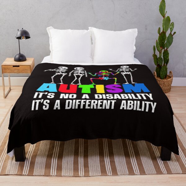Item preview, Autism Awareness Different Ability Colorful Skeleton Health designed and sold by TomGiantDesigns.
