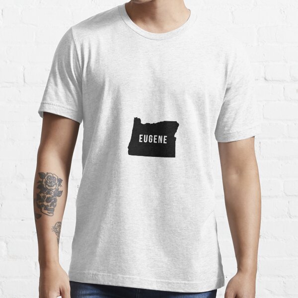 "Eugene, Oregon State Silhouette" Tshirt for Sale by CartoCreative