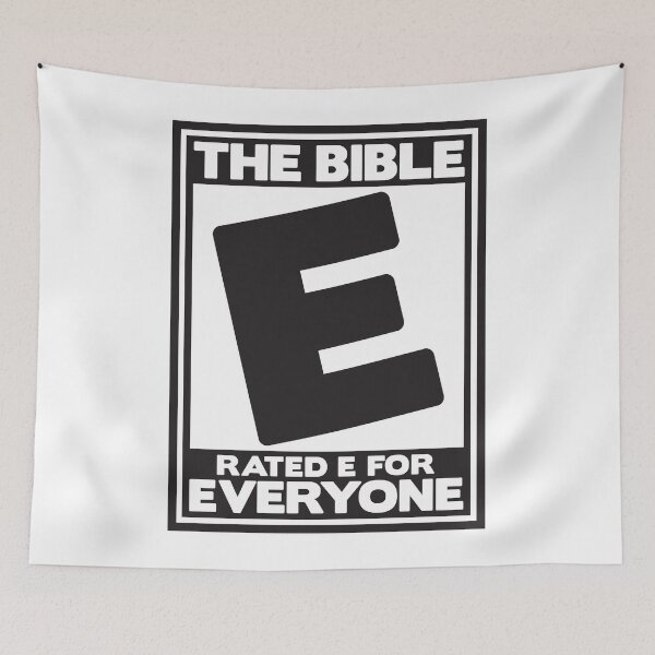 Item preview, The Bible Rated E for Everyone designed and sold by plushism.