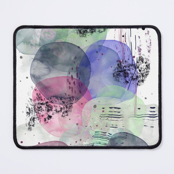 Item preview, Modern colorful abstract print designed and sold by CurlyPaintbrush.
