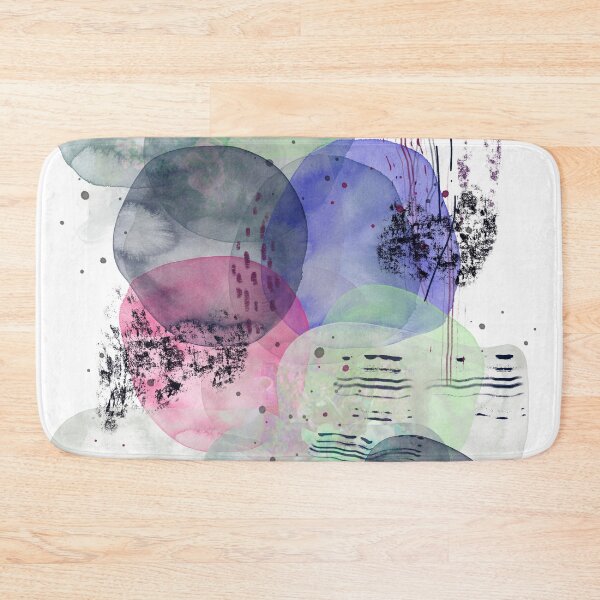 Item preview, Modern colorful abstract print designed and sold by CurlyPaintbrush.