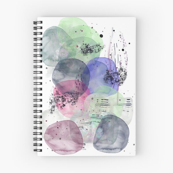 Item preview, Modern colorful abstract print designed and sold by CurlyPaintbrush.