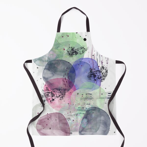 Item preview, Modern colorful abstract print designed and sold by CurlyPaintbrush.