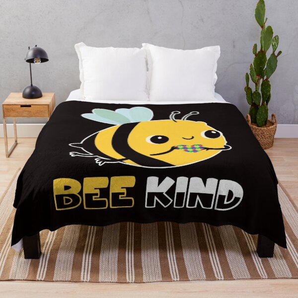 Item preview, Bee Kind Autism Awareness Autistic Puzzle Health Support designed and sold by TomGiantDesigns.