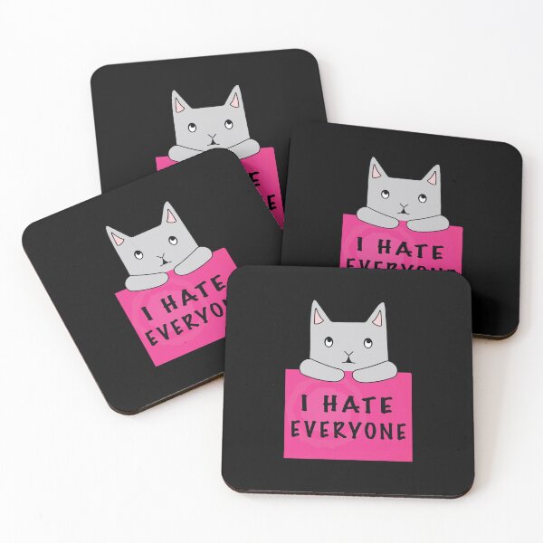 Item preview, Cat Hates Everyone designed and sold by CristynfFiore.