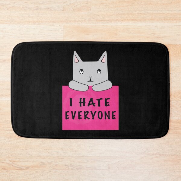 Item preview, Cat Hates Everyone designed and sold by CristynfFiore.