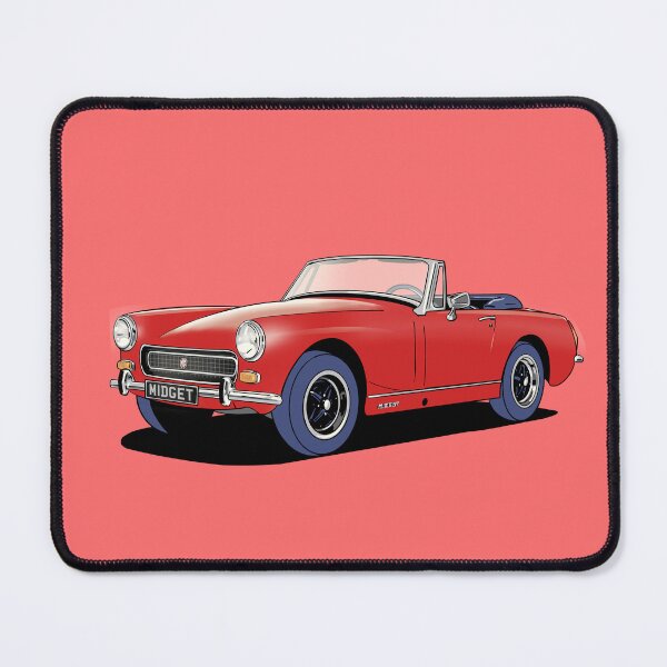Item preview, Classic car MG Midget in Red designed and sold by Webazoot Industries - Car Art.