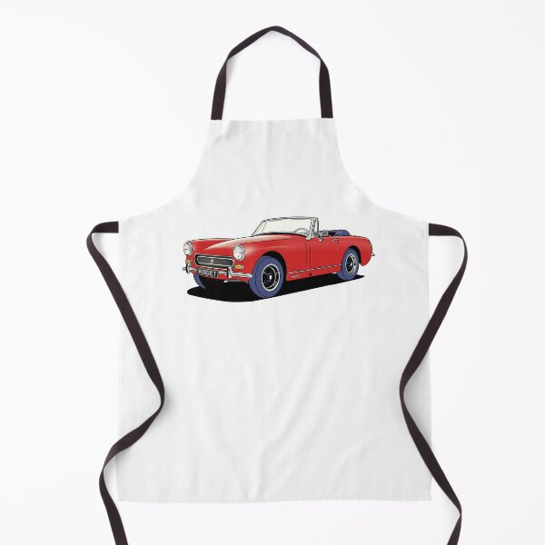 Item preview, Classic car MG Midget in Red designed and sold by Webazoot Industries - Car Art.