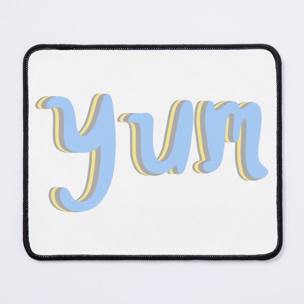 Artikelvorschau, Yum-Schriftzug entworfen und verkauft von Cooper Lynn Designs.