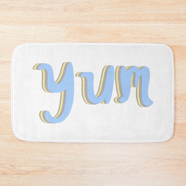 Artikelvorschau, Yum-Schriftzug entworfen und verkauft von Cooper Lynn Designs.