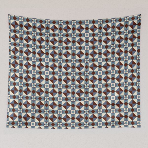 Item preview, Mid century tiles - 60's (blue) designed and sold by pakanta.