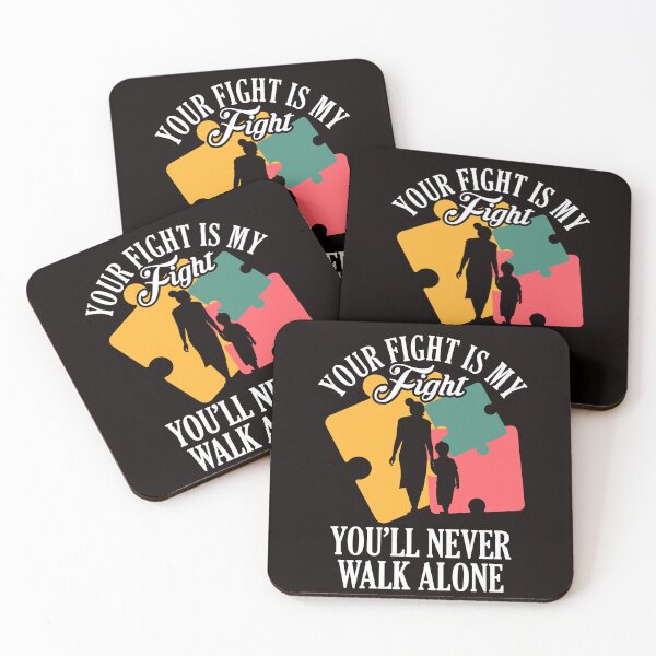 Item preview, Your Fight My Fight Autism Awareness Mother Son Daughter designed and sold by TomGiantDesigns.