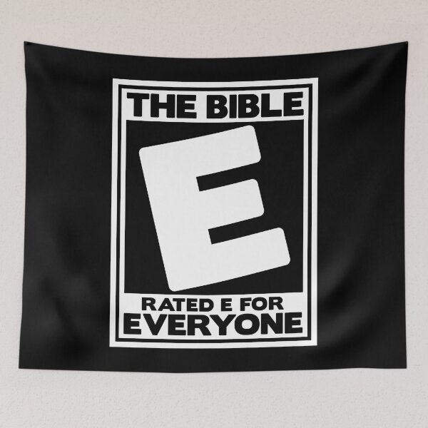 Item preview, The Bible Rated E for Everyone designed and sold by plushism.