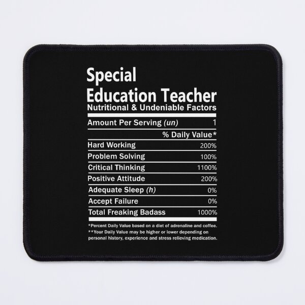 Item preview, Special Education Teacher T Shirt - Nutritional And Undeniable Factors Gift Item Tee designed and sold by miraschroe.