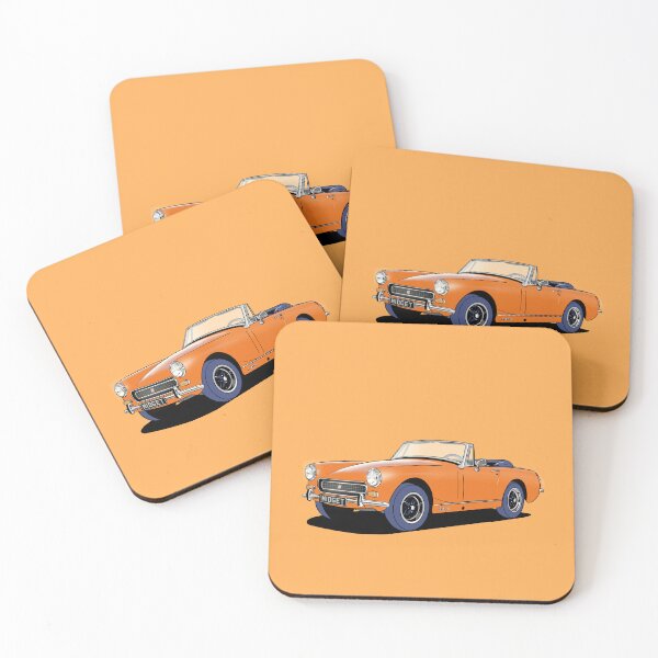 Item preview, MG Midget in Orange designed and sold by Webazoot Industries - Car Art.