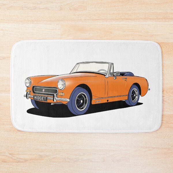 Item preview, MG Midget in Orange designed and sold by Webazoot Industries - Car Art.