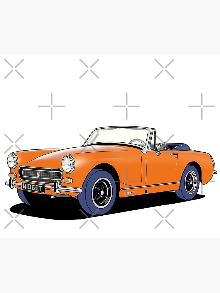MG M Type Midget リトグラフアート 1964 Mg Midget Catalog and