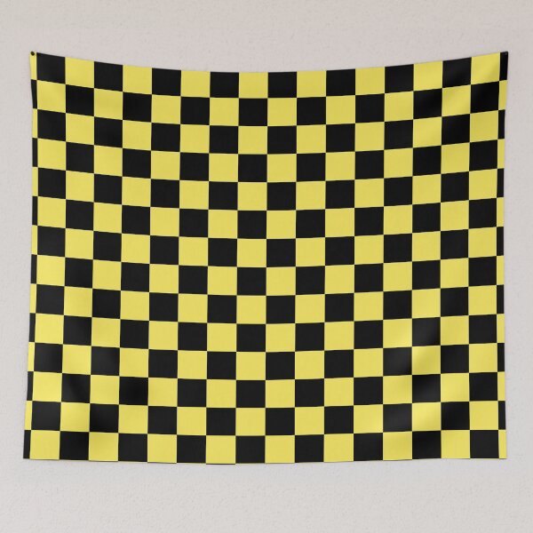 Item preview, Hermosos cojines / Colección / BC Yellow Checks-CHEQUES Y CUADRADOS ozcushionstoo designed and sold by ozcushionstoo.