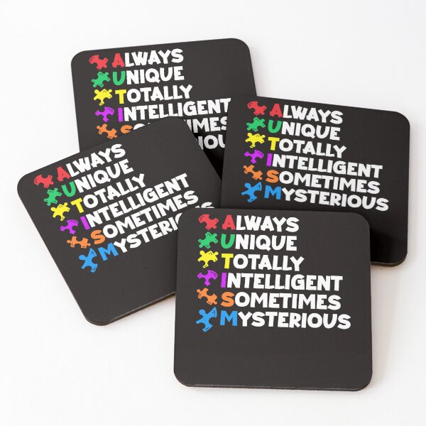 Item preview, Always Unique Totally Intelligent Mysterious Autism Support designed and sold by TomGiantDesigns.
