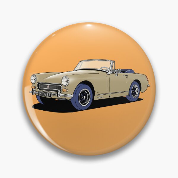 Item preview, MG Midget in tan designed and sold by Webazoot Industries - Car Art.
