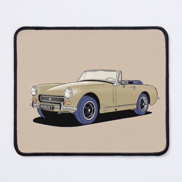 Item preview, MG Midget in tan designed and sold by Webazoot Industries - Car Art.