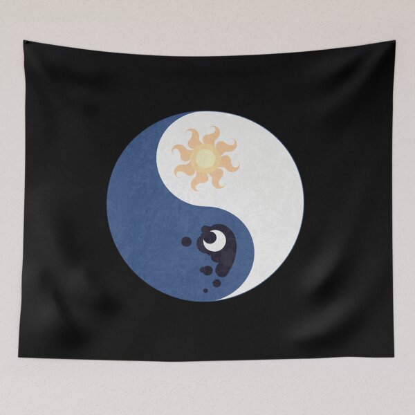 Item preview, Celestia and Luna Yin Yang designed and sold by CristynfFiore.