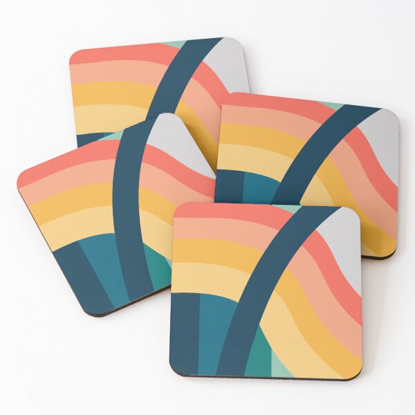Item preview, Retro rainbow 60s 70s abstract retro pride rainbow, pride gift designed and sold by Orpaz Harush.