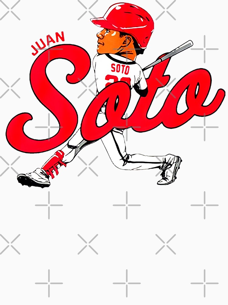 Juan Soto Washington Nationals baseball cartoon player shirt