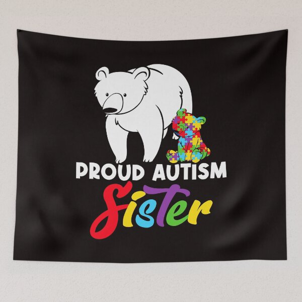 Item preview, Proud Autism Sister Brother Son Daughter Autistic Puzzle designed and sold by TomGiantDesigns.