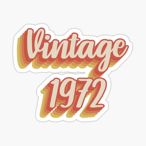 Item preview, Vintage 1972 designed and sold by GenXology.