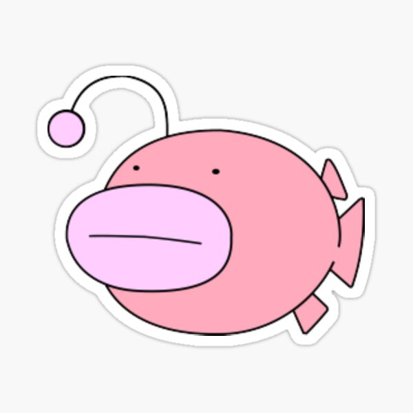 anglerfish team Sticker