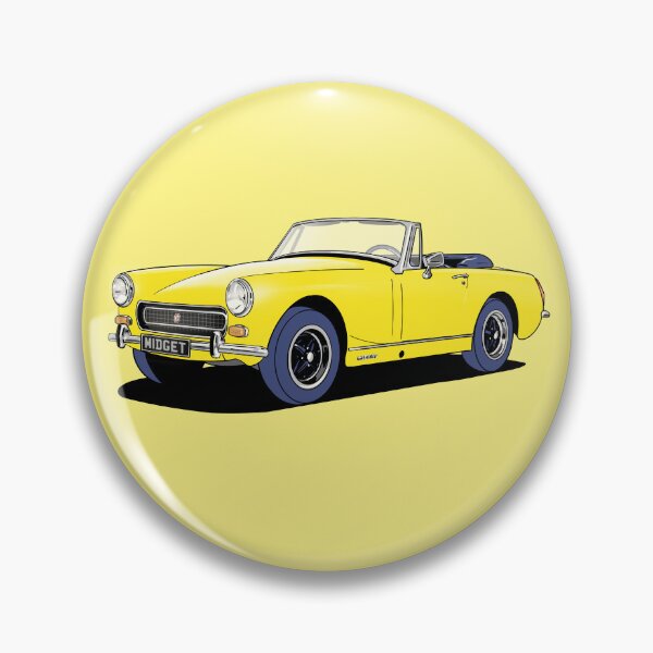 Item preview, MG Midget in yellow designed and sold by Webazoot Industries - Car Art.
