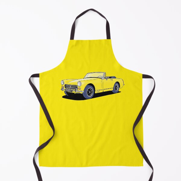 Item preview, MG Midget in yellow designed and sold by Webazoot Industries - Car Art.