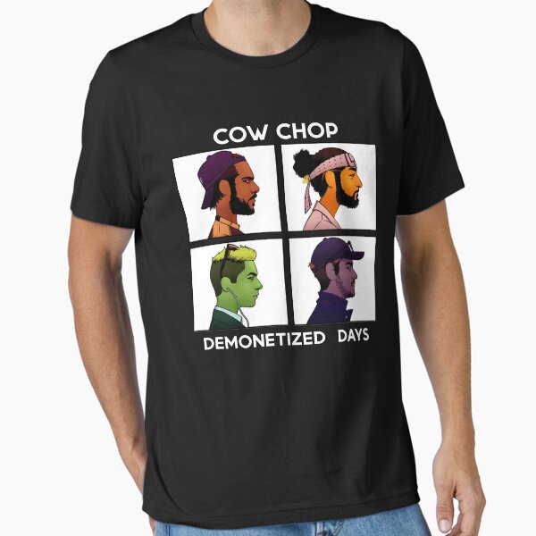 Vista previa del artículo con la obra «Camiseta clásica de días desmonetizados de chuleta de vaca», diseñado y vendido por joyelleia8561.