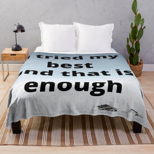 Item preview, I tried my best and that is enough. Motivational quote designed and sold by Victornewyork.