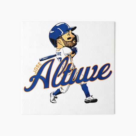 Jose Altuve Jersey Sticker Art Board Print for Sale by marpmmaude