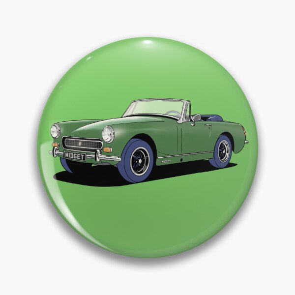 Item preview, MG Midget in green designed and sold by Webazoot Industries - Car Art.