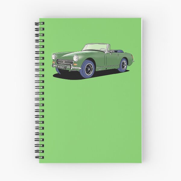 Aperçu de l'œuvre MG Midget en vert créée et vendue par Webazoot Industries - Car Art.